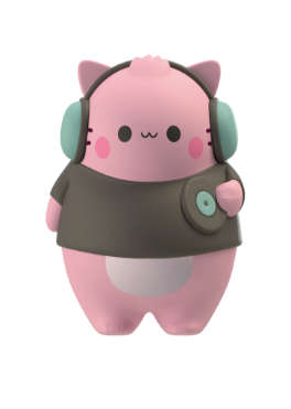 Pembe the Pink Cat™ Foamate 3.5" Assorted