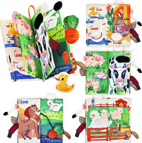 Baby Farm Cloth Book-Hand Carry