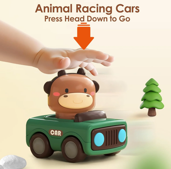 Press and Go Racing Cars