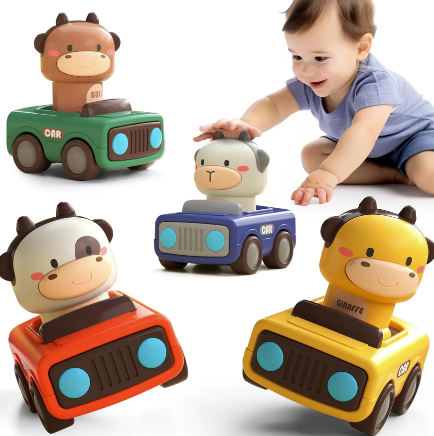 Press and Go Racing Cars