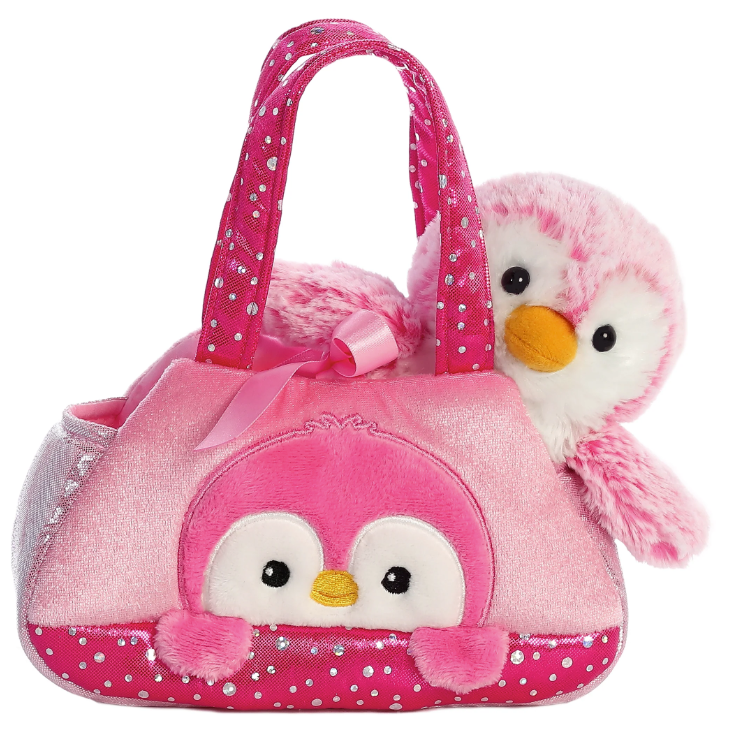 7" PomPom Penguin - Pink