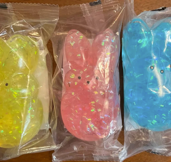 Peeps Squishi Bunny Glitter