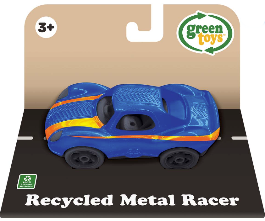 Recycled Metal Racer - Blue