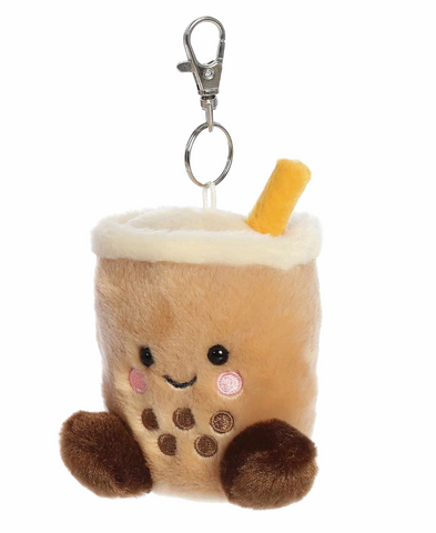 4" Clip-On Milky Tea Boba