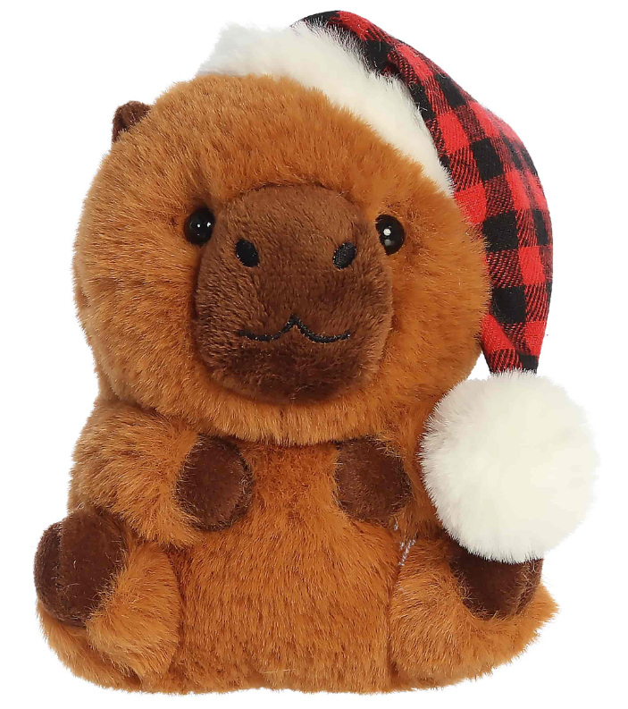 5" Rolly Pet- Holiday Corrina Capybara