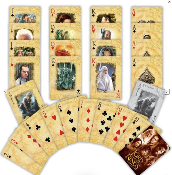 Lord of the Rings Playing Cards