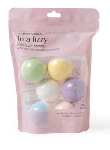 Lemon Lavender In a Fizzy Mini Bath Bombs
