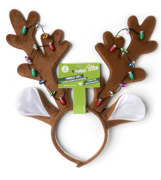 Flashing Holiday Hat Headbands