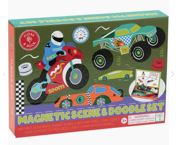 Magnetic & Doodle Set-Cars