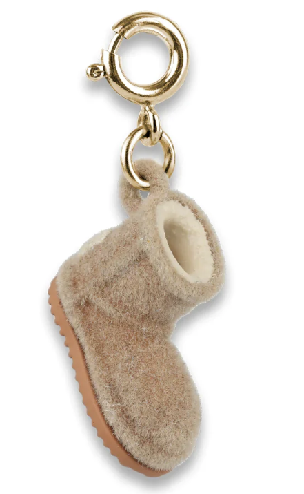 Gold Furry Bootie Charm