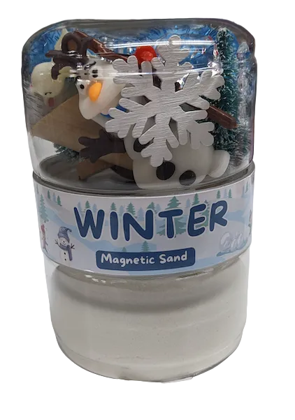 Winter Sand Jar