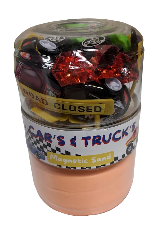 Cars & Truck Sand Jar
