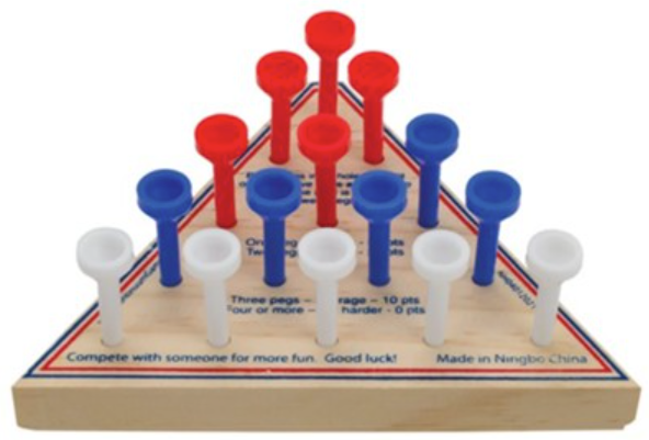 Wooden Peg Game