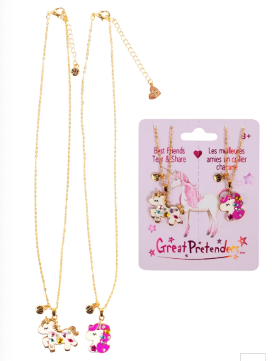 Unicorns Tear and Share Necklace