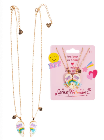 Besties Tear and Share Necklace