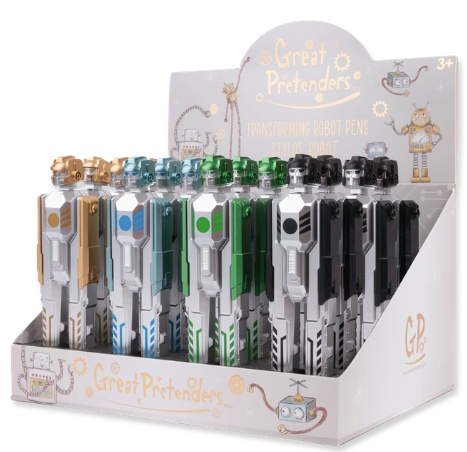Transforming Robot Pens Assorted