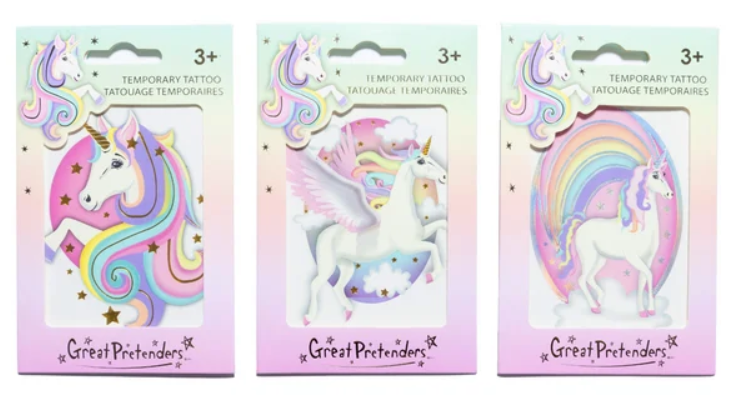 Unicorn Tattoo Single Assorted