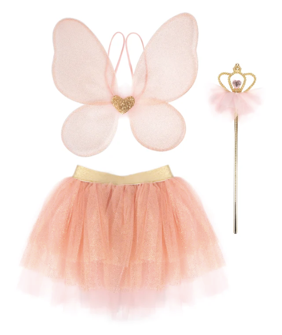 Royal Fairy Princess Skirt Set-Pink 4-6