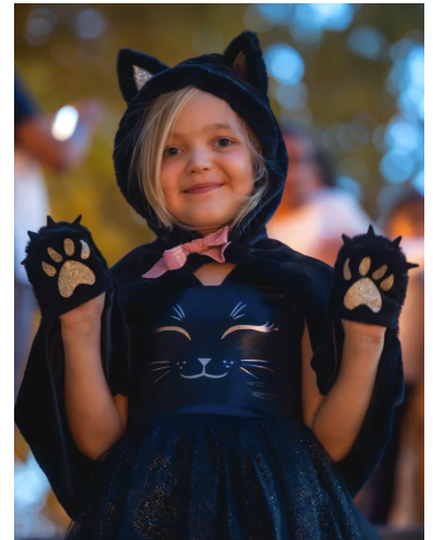 Black Cat Cuddle Cape