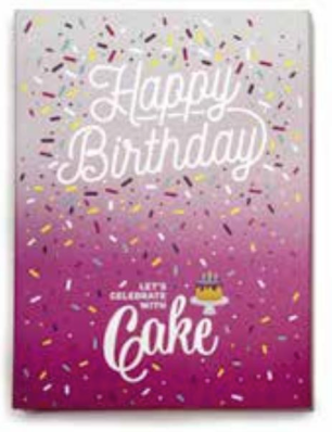 Pink Happy Birthday Card