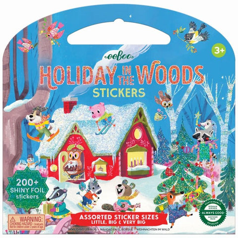 Holiday in Woods Shiny Stickers