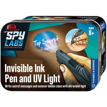 Invisible Ink Pen Tin