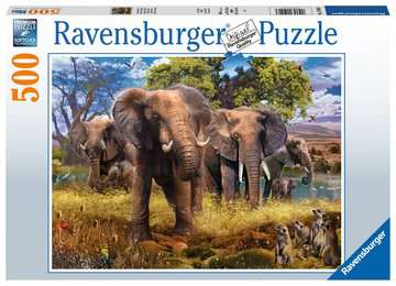 Elephant Family 500 pieces Ravensburger