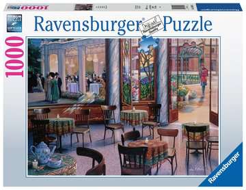 A Cafe Visit 1000 piece puzzle