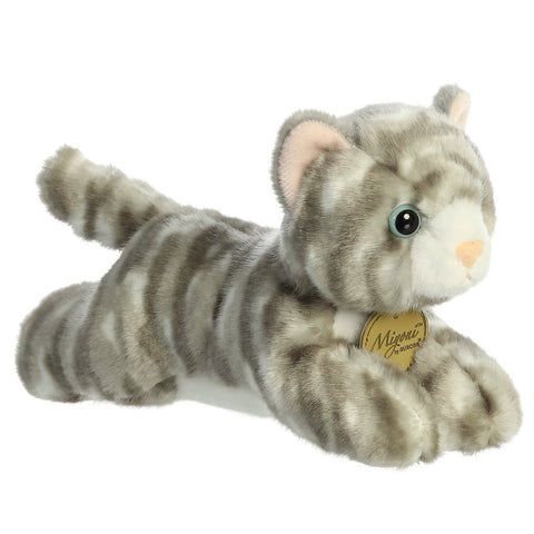 Grey Tabby Cat 8"