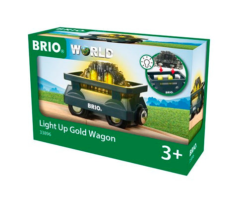 Light Up Gold Wagon Brio