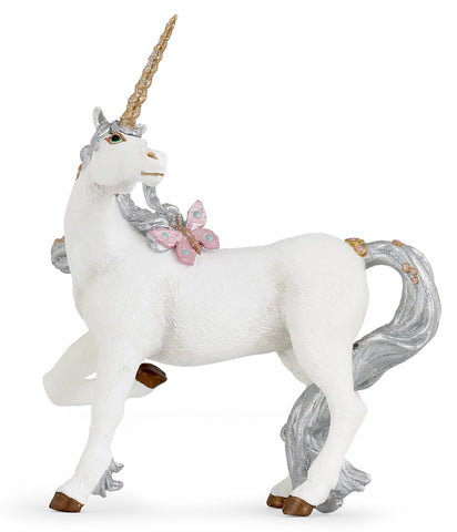 Silver Unicorn Papo