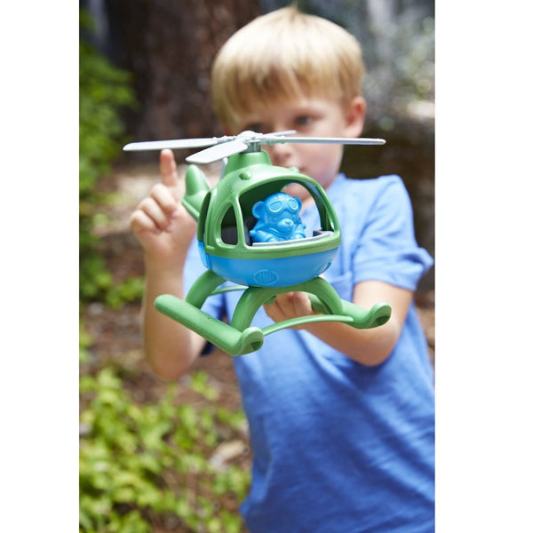Helicopter Assorted Green Toy