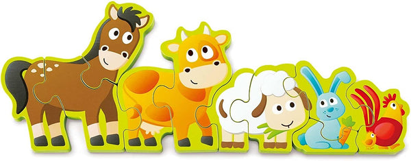 Numbers & Farm Animals Puzzle