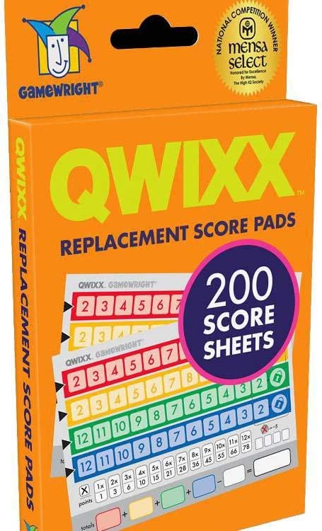 Qwixx Score Pads