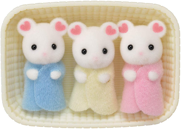 Marshmallow Mouse Triple Calico Critters