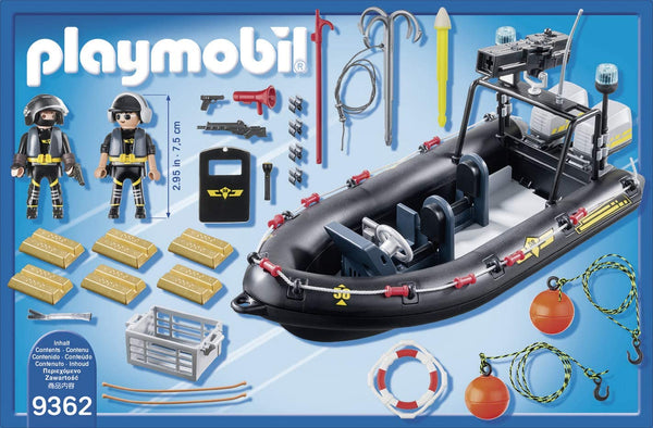 Tactical Unit Boat Playmobil