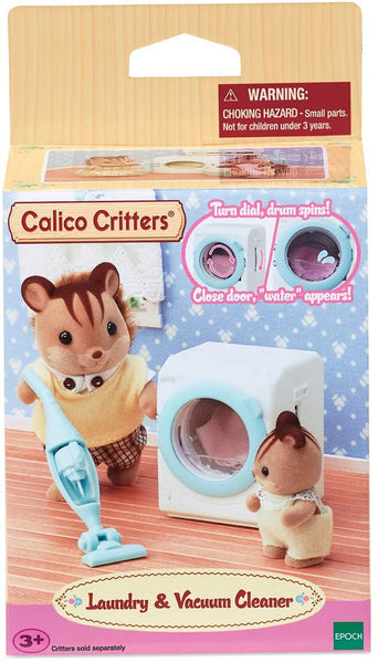 Laundry and Vacuum Cleaner Calico Critters