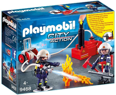 Firefighters w/ Water Pump Playmobil