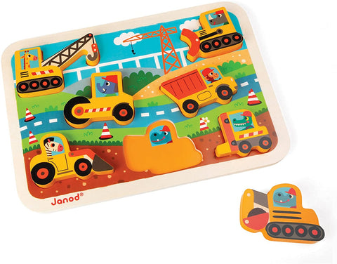 Construction Site Chunky Puzzle