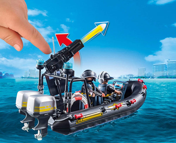 Tactical Unit Boat Playmobil