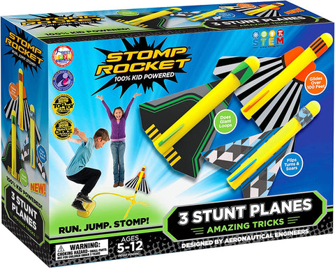 3 Stunt Planes Stomp Rocket