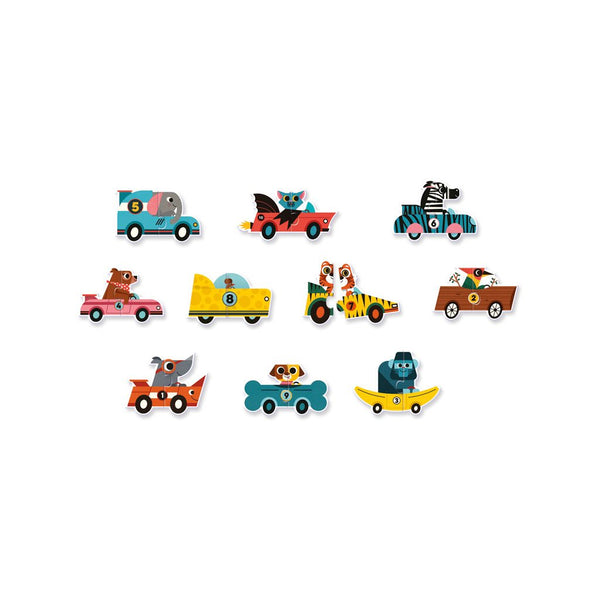 Duo Racing Cars Puzzle