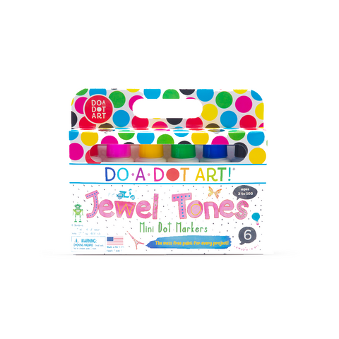 6-Pack Jewel Tones Mini Dot