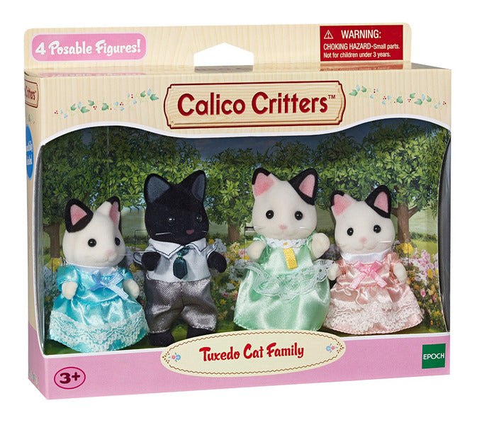 Tuxedo Cat Family Calico Critters