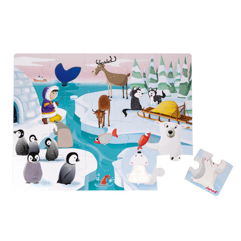 Life on the Ice Tactile Puzzle 20 PC
