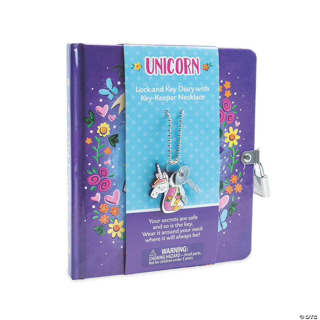 Unicorn Diary W/Necklace
